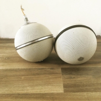 Twee vintage design Grundig Audiorama 4000 high end bolspeakers